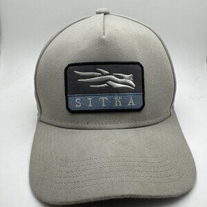 Sitka Hat Cap Snap Back Gray  Mesh Patch Embroidered Hunting Mens